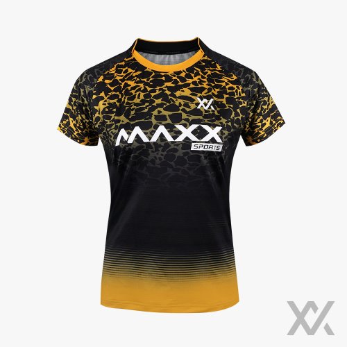 [맥스] 남성 여성 경기복 티셔츠 MXST018_Black&amp;Yellow